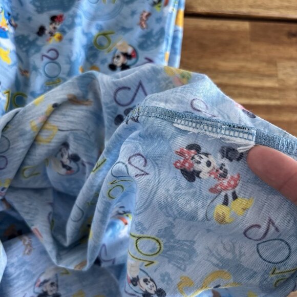 Walt Disney World EPCOT 2019 V-neck Short Sleeve Top Women’s 1X Blue Vacation - Picture 10 of 12